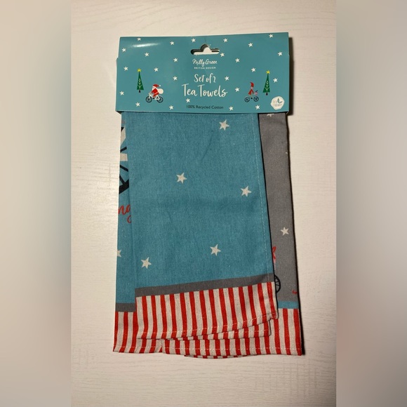 Milly Green Tea Towels - Picture 2 of 6
